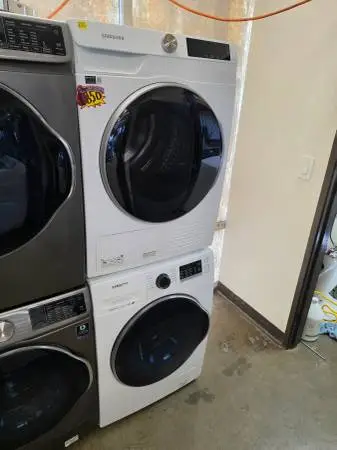 Samsung 24 compact white washer electric dryer