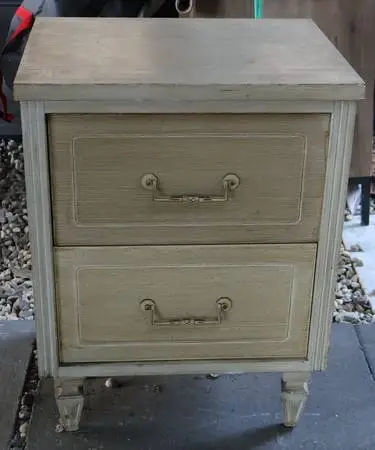 Vintage Nightstand 23 x 18 x 15.5 in CHICO