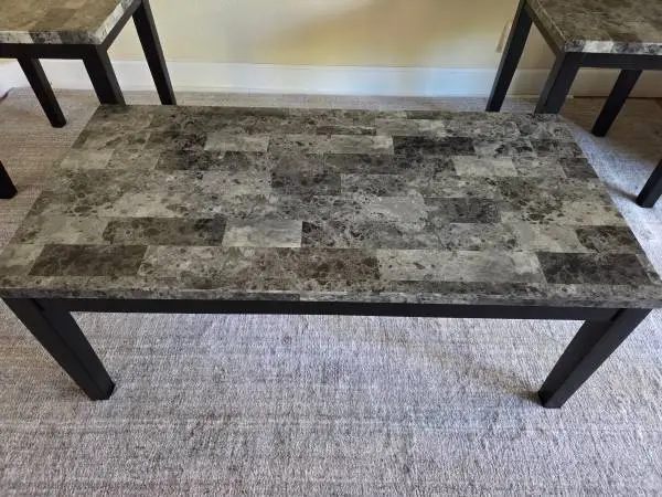 Modern 3-Piece Coffee Table - 2 Matching End Tables - EXCLT Condition