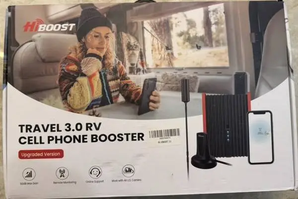 HiBoost Travel 3.0 RV 5G Cell Phone Signal Booster Kit C30G-5S-BTW.RV