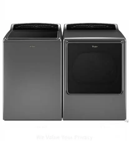 2018 Whirlpool Cabrio (Steel Gray) Washer and Dryer