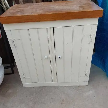 Antique Country Rustic Cabinet Cupboard