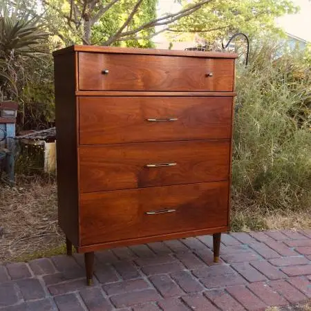 c1960 orig Harmony House gorgeous Mid Century Modern 4dr Dresser