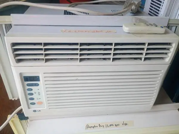LG 6,500 BTU air conditioner