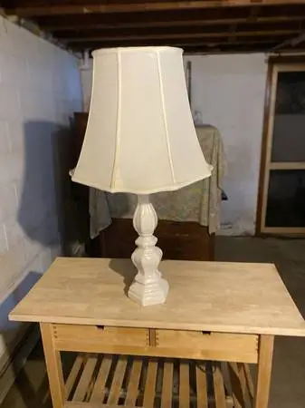 White Ceramic Table Lamp