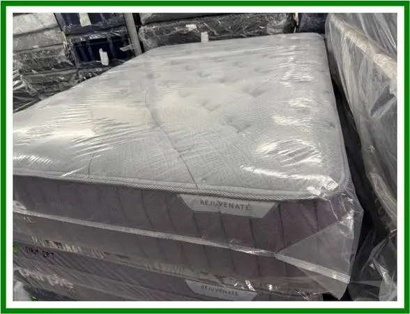 QUEEN SIZE PURPLE LUXE REJUVENATE MATTRESS & BOX SPRING BED SET