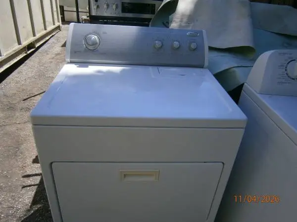 Whirlpool electric dryer