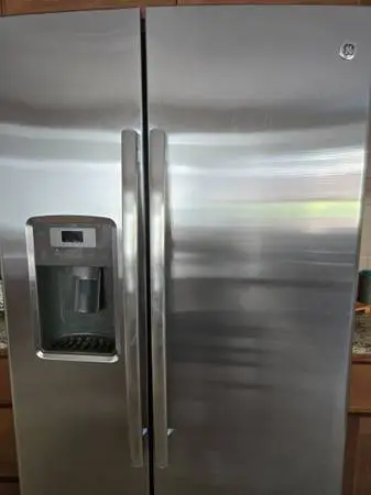 Refrigerator – GE side by side stainless still. Works great.