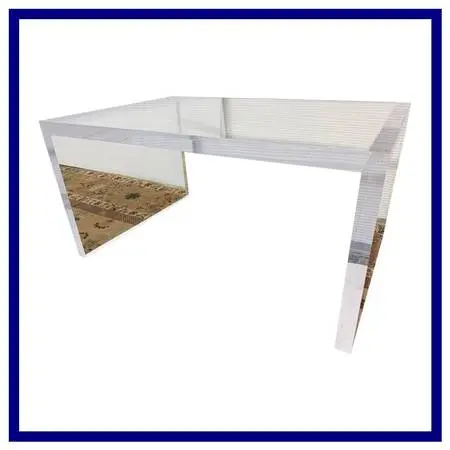 Lucite Coffee Table, Style Of Charles Hollis Jones