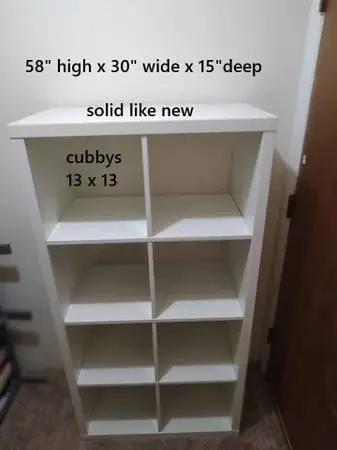 Cubby Shelf Unit like new