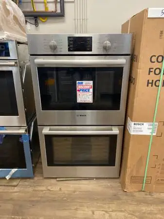Bosch 500 Series Double Wall Oven 30 inch Stainless Steel NEW