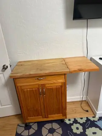 Kitchen Storage Unit and Food Preparation Table