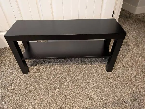 Small black coffee or TV table