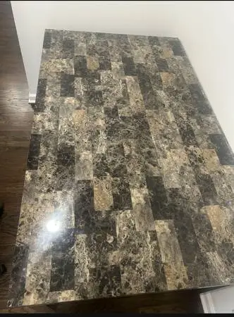 Marble Style Kitchen Set
