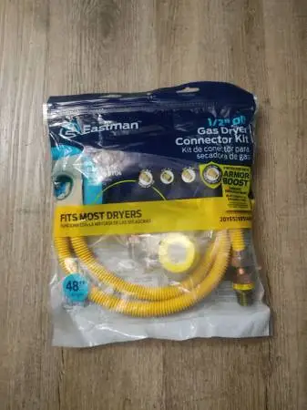 Eastman 1/2 OD Gas Dryer Connector Kit For Sale