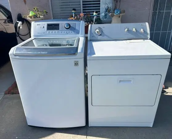 Washer and dryer