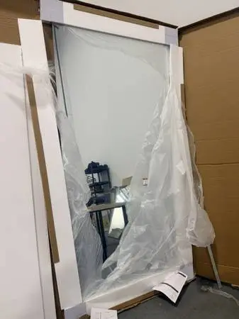 Lezdox 84 Full Length Rectangle Tempered Glass Wall Mirror Home Gym