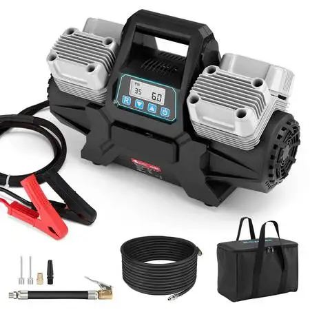 Heavy Duty Powerhouse: Kohree 4-Cylinder Portable Air Compressor (KR41