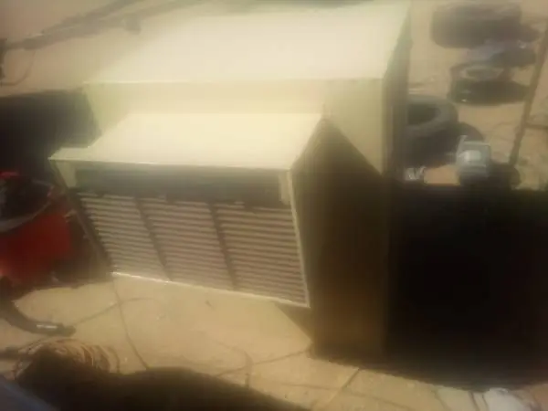 Side draft swamp cooler
