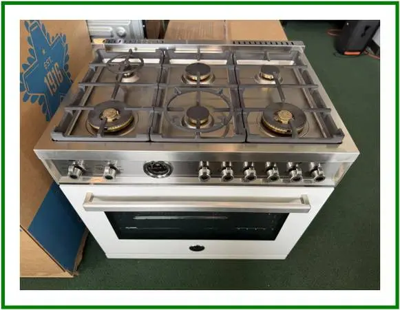 Bertazzoni – 36″ Professional Series range Gas oven Natursl Gas-Wh
