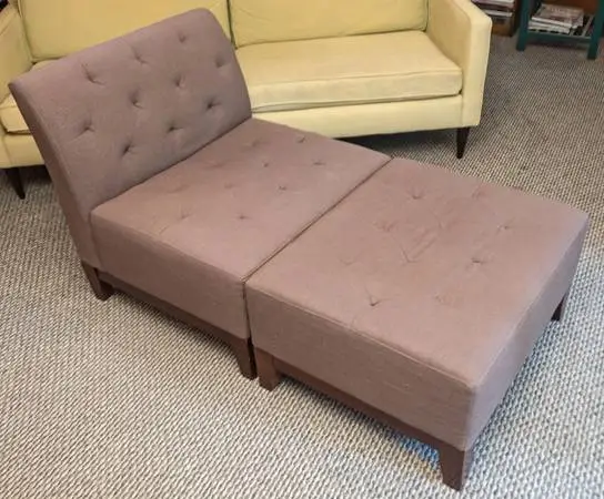 Modern Lounge Chair and Ottoman - $99.00 (Beacon Hill)