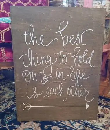 Charming Rustic Wood Sign!