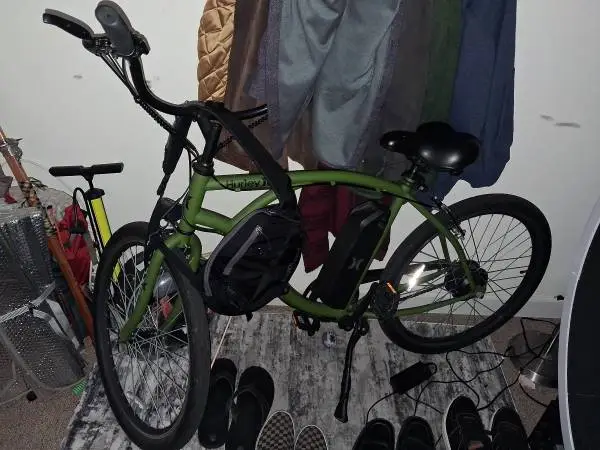 Hurley laidback criuser style e-bike.