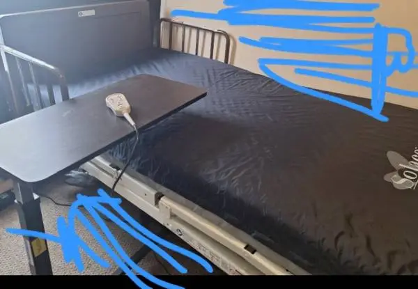 We have 2 hospital beds