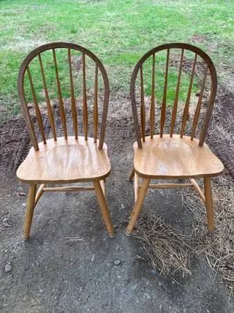 Solid wood chairs