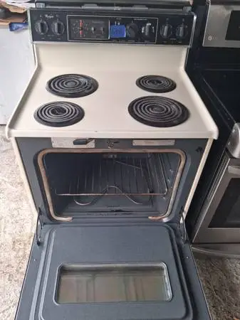 Electric stove range oven