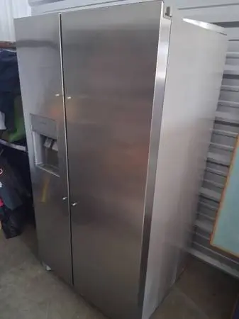 Frigidaire stainless side by side refrigerator