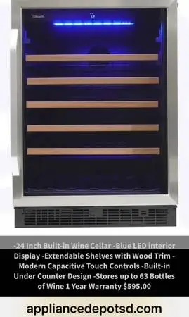 Danby Silhouette Built-in Wine Cellar