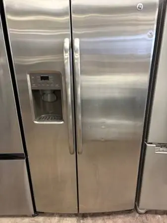 GE Stainless Steel 26CuFt SxS Refrigerator