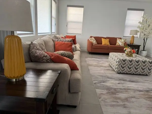 $95 for all Sofa + loveseat + pillows+ loveseat+ ottoman