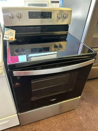Whirlpool Electric Range – Reliable Stainless Steel Stove