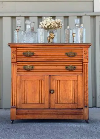 Darling Little Eastlake Cabinet