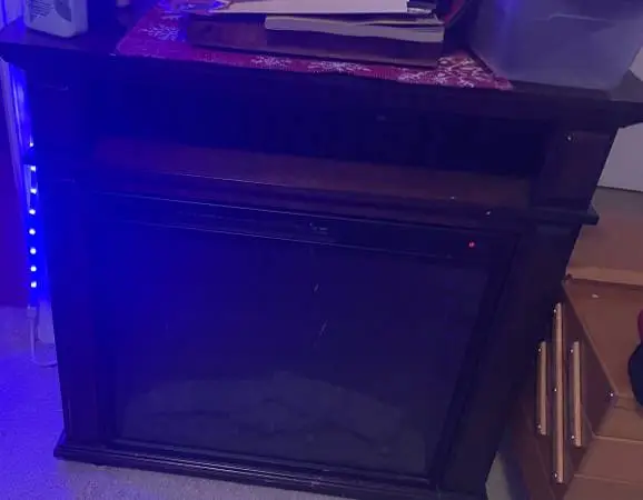 Mahogany Electric Fireplace