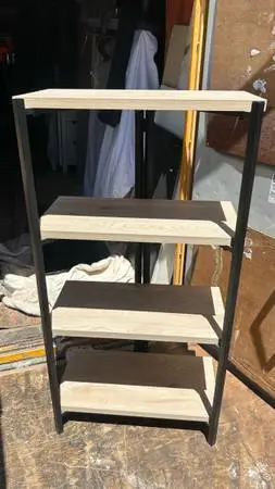 Small Bookcase Bookshelf Storage display Cabinet metal frame L23”*D12”*H44