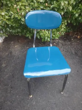 Heavy Duty Metal Chair - Blue; Delivery Possible