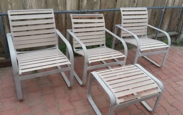Brown Jordan Patio Furniture...3 chairs and an Ottoman set