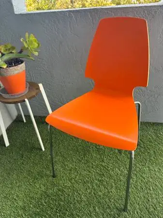 IKEA Orange Vilmar Chair