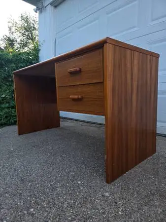 Mid Century Danish Modern Teak Desk
