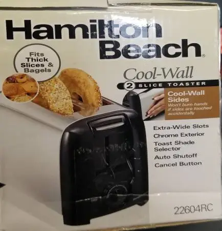 Hamilton Beach Cool-Wall 2-Slice Toaster * Brand New in the Box