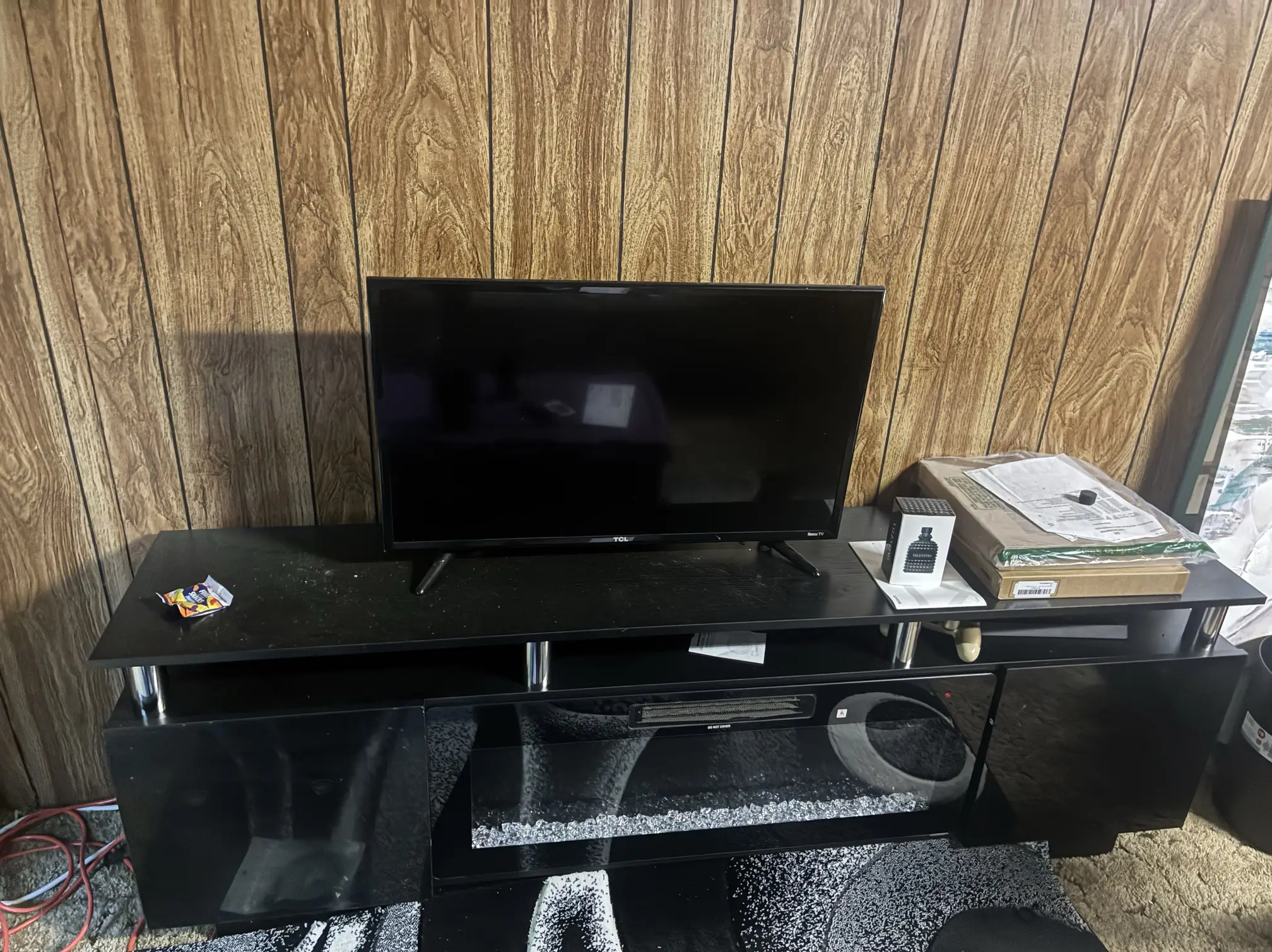 Led Fireplace Desk