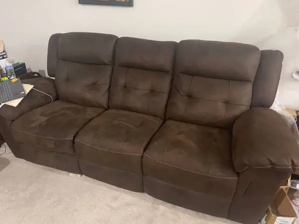SOFA AND LOVE SEAT PAID $3500 LAST YEAR DUAL RECLINERS EXCELLENT COND