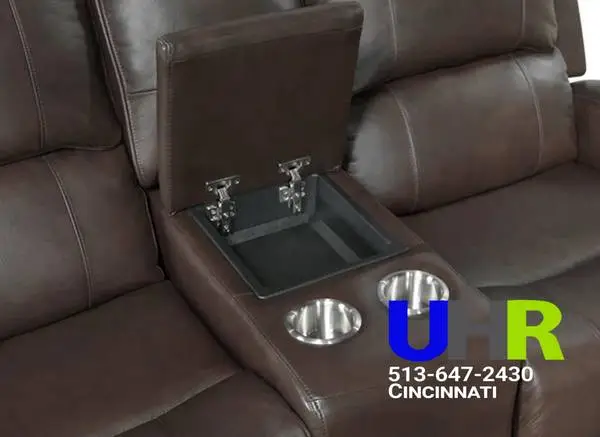 Affordable Austin Chocolate Sofa & Love Seat - Leatherette