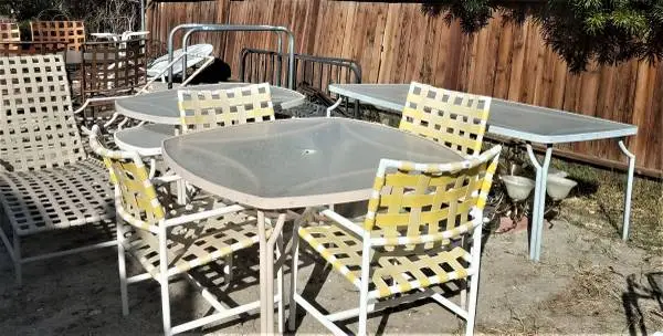 vintage Cantina Tropitone Patio table and chair set
