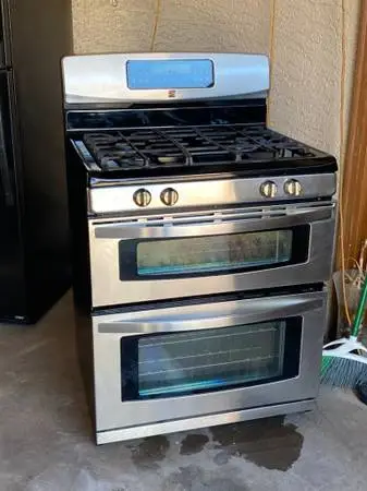 👉👀 KENMORE GAS RANGE DOUBLE OVEN STAINLESS STEEL