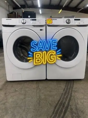 Samsung Front Load Washer & Dryer Set – Save Big! Free Delivery Available