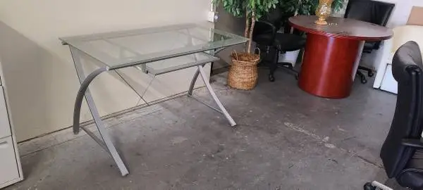 Glass Desk